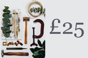 Example of denomination for voucher gifts for silver jewellery making workshop